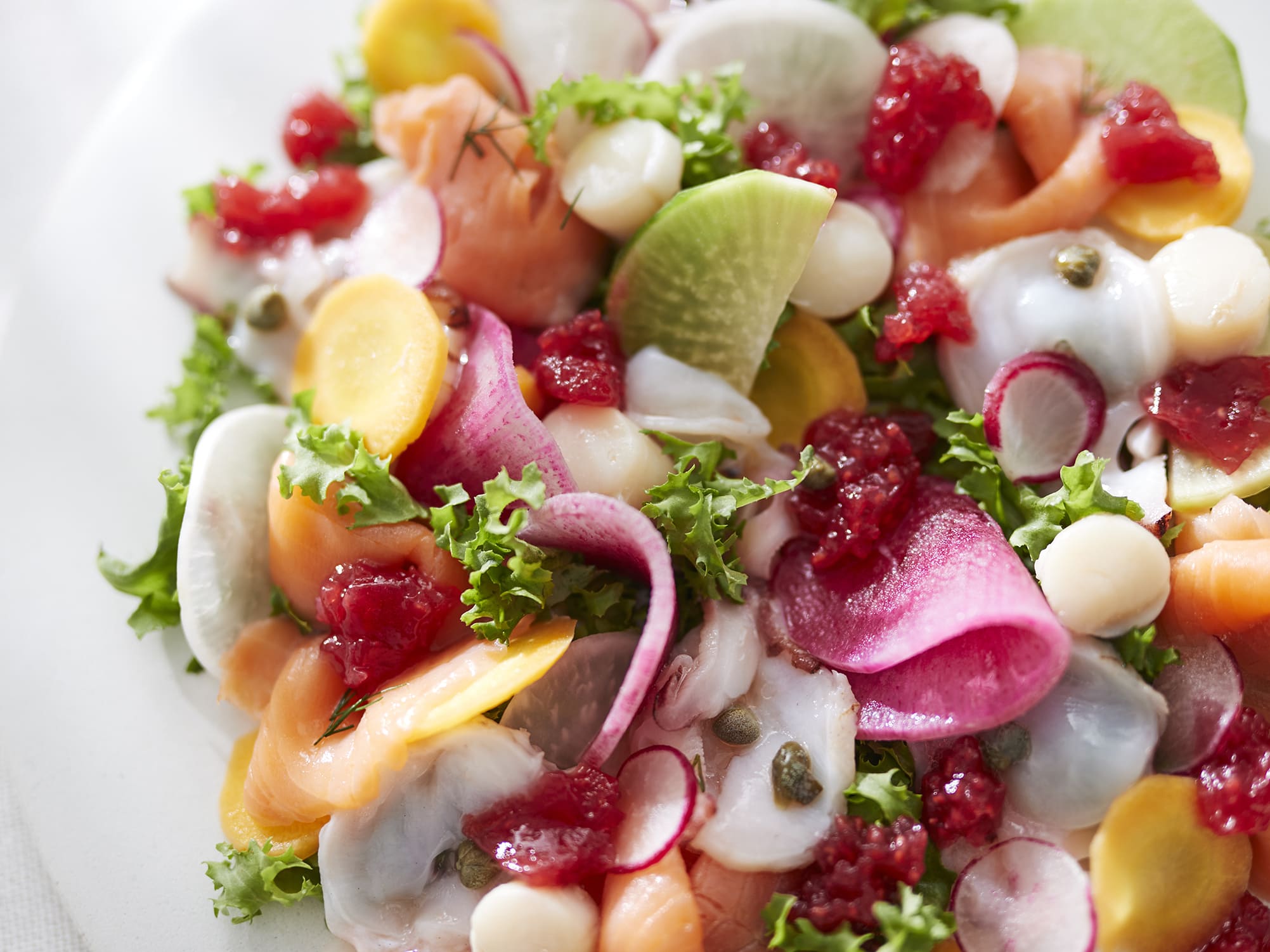 ロック フィールド メンバーズトップ スモークサーモン タコ 帆立のカルパッチョ風サラダ 店舗受け取り Web予約