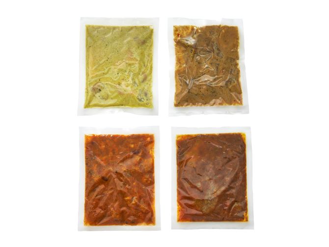 【迎春】 4種の味わい食べ比べ アジアンカレーセット <4食分>
