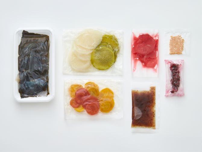 【5】 昆布〆ひらめと冬根菜 和のお祝いカルパッチョ