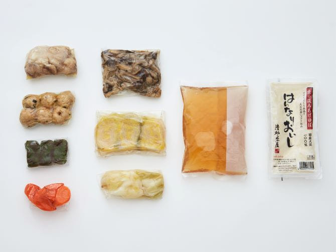 【8】 比内地鶏の京湯葉鍋