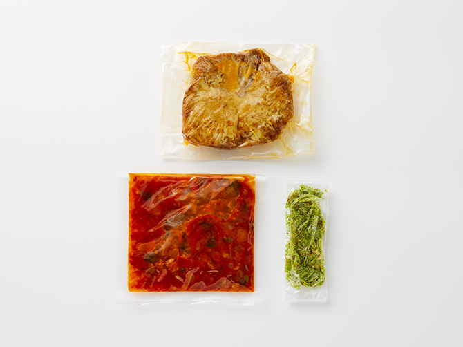 チキンの香草パン粉焼き ラタトゥイユソース <2人前>