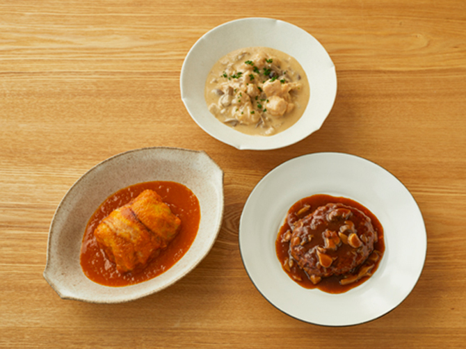 3種類の煮込み料理セット