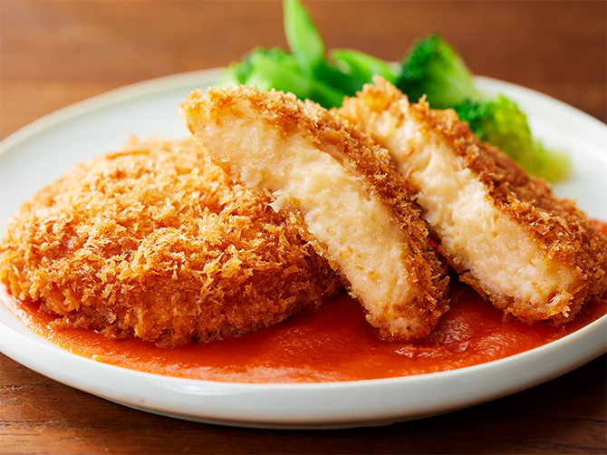 トマトソースで味わう 蟹クリームコロッケ 2個入り