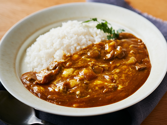 とろける3種チーズのスパイスカレー