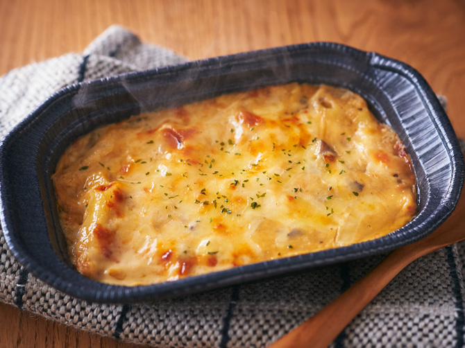 まろやか蟹とウニのグラタン