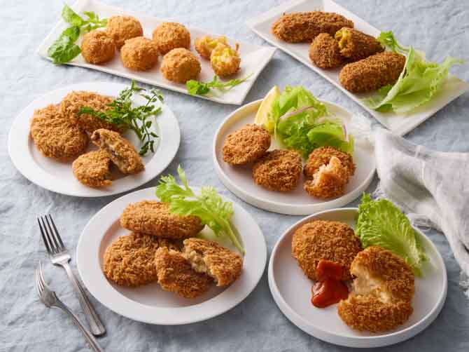 プチ海老カツと神戸コロッケ5種セット