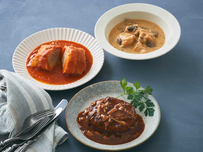 3種類の煮込み料理セット ＜6パック＞