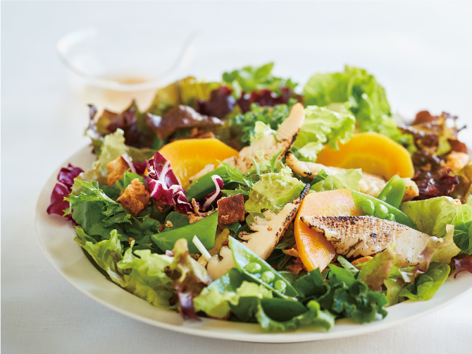 春野菜と香ばしクルトンのシーザーサラダ ＜2人前＞