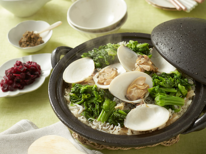 はまぐりと釜揚げしらすのごはん だし茶漬け付き ＜3～4人前＞