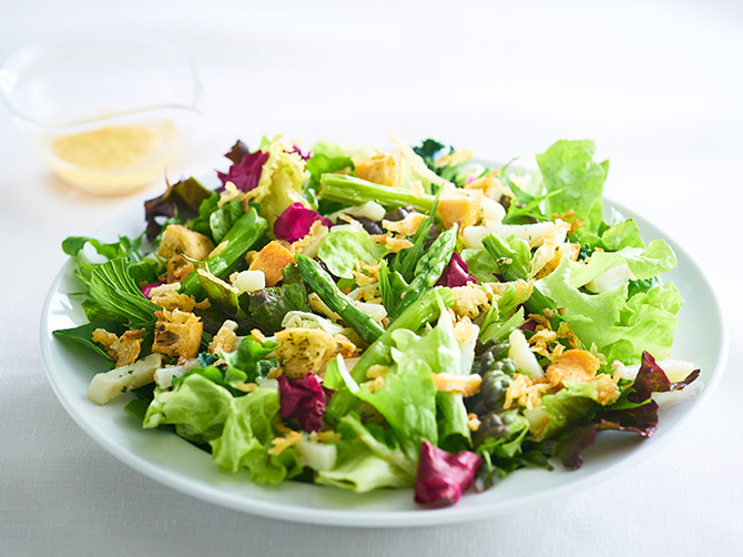 香川県産アスパラガス「さぬきのめざめ」のシーザーサラダ ＜2人前＞