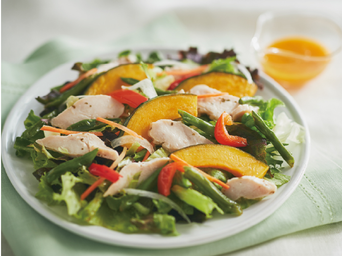 緑黄色野菜とレモンチキンコンフィのサラダ ＜2人前＞