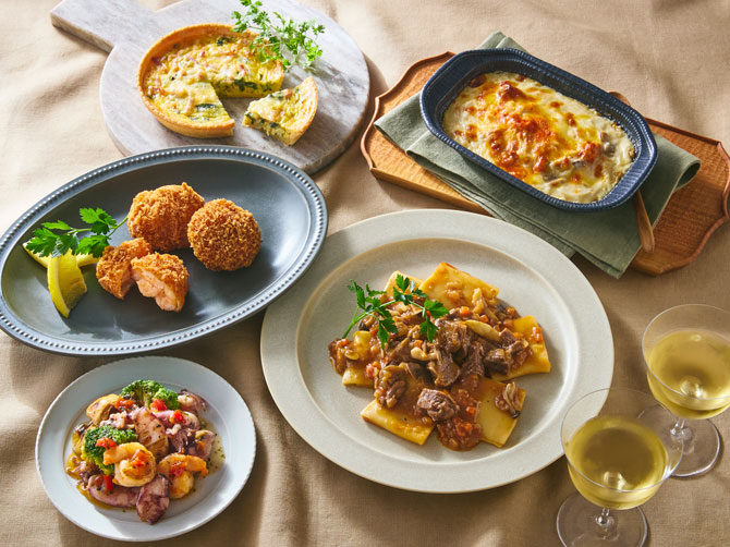 ワインと愉しむ5種デリセット