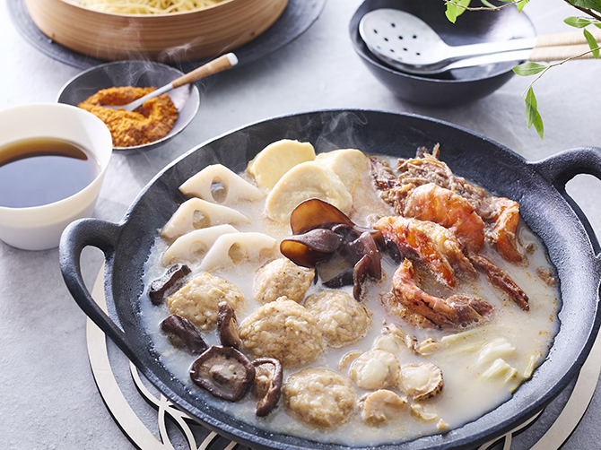 海鮮白湯鍋