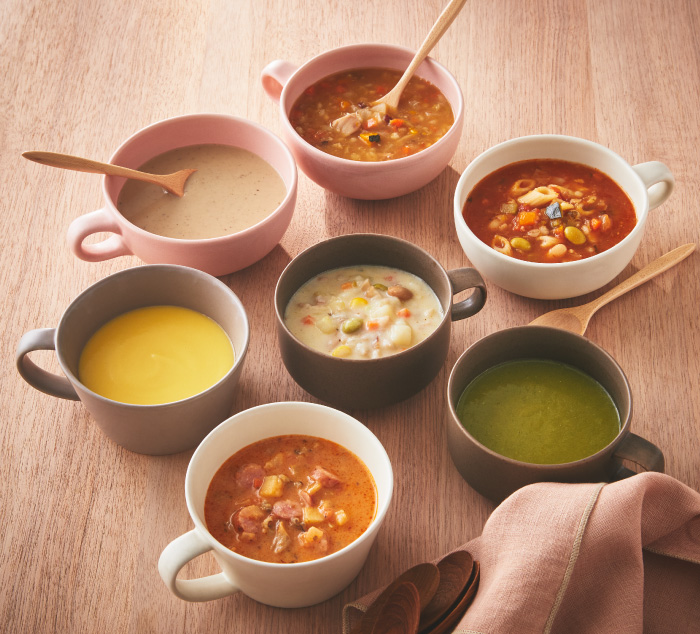 野菜をおいしく味わう7種のスープセット【母の日限定スリーブ】