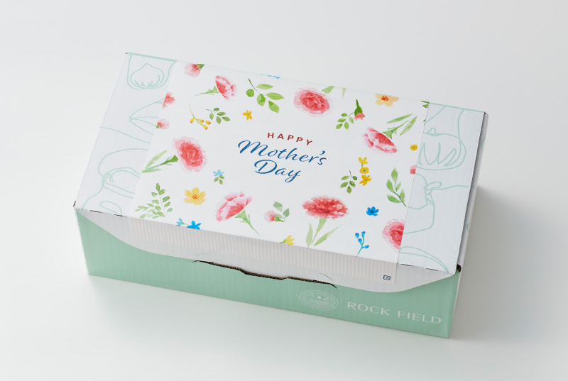 母の日を華やかに彩る、「母の日 限定スリーブ」でお届けします。