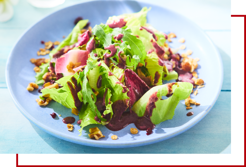 グラノーラサラダ アサイーとベリーのソース