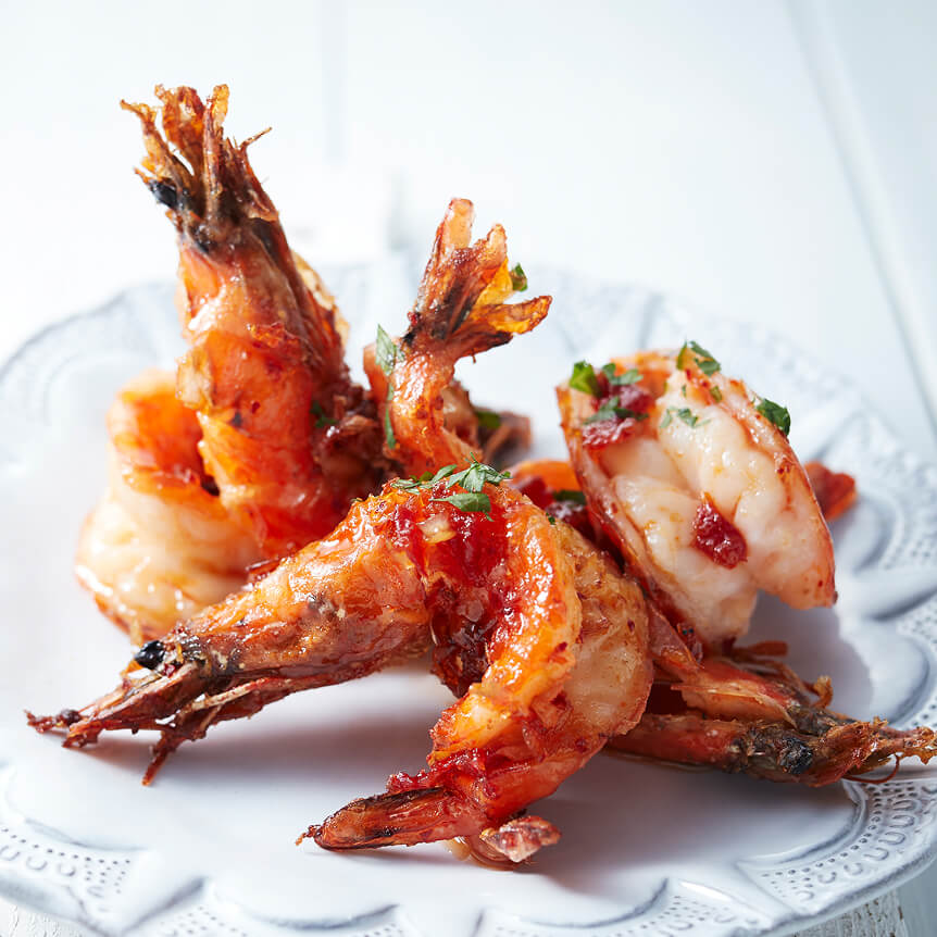 余さず堪能 大海老の旨みソース