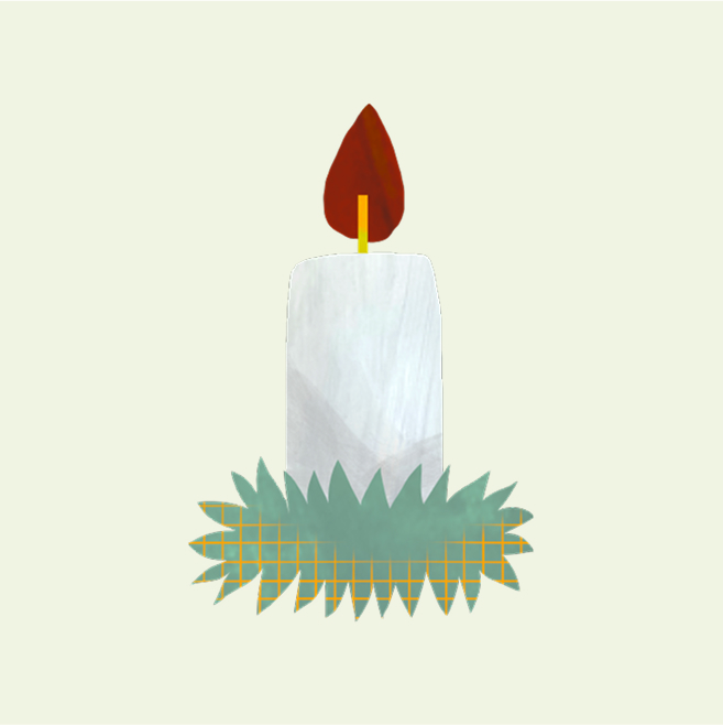 蝋燭のイラスト