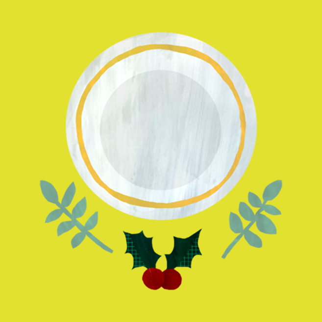 お皿のイラスト