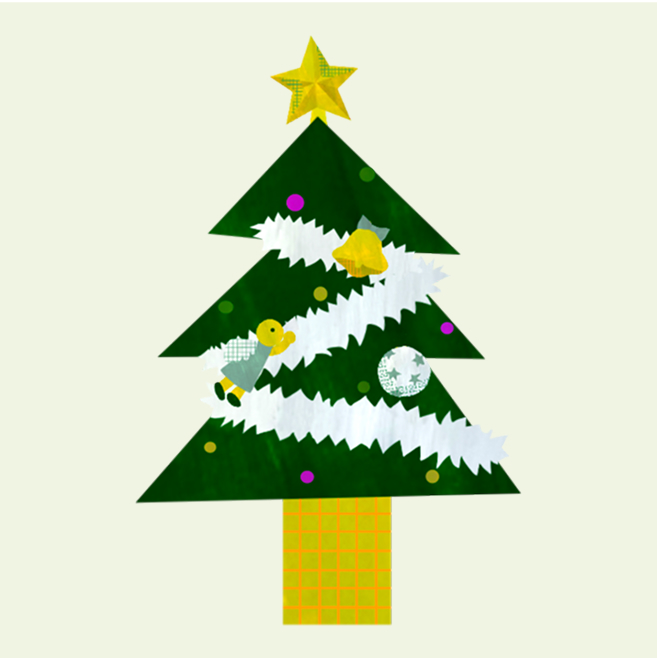 クリスマスツリーのイラスト