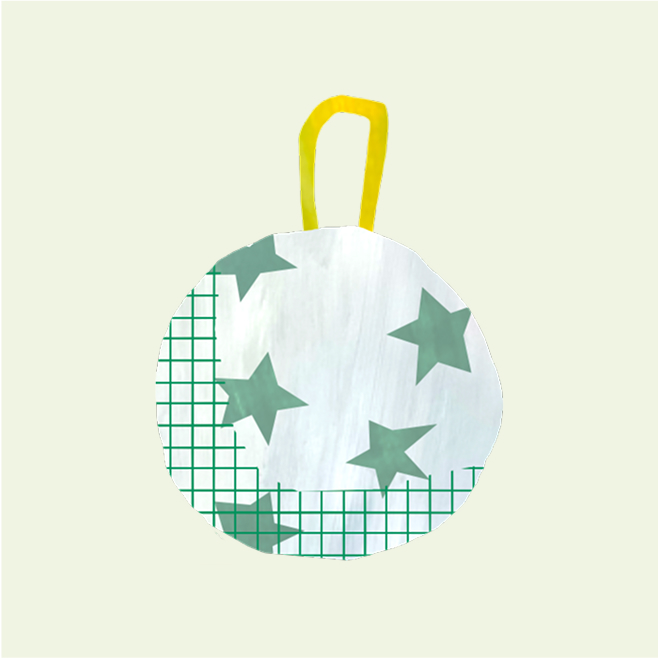 丸いオーナメントのイラスト