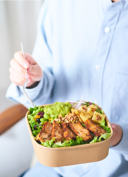 食べ過ぎを控えたい日のランチに。