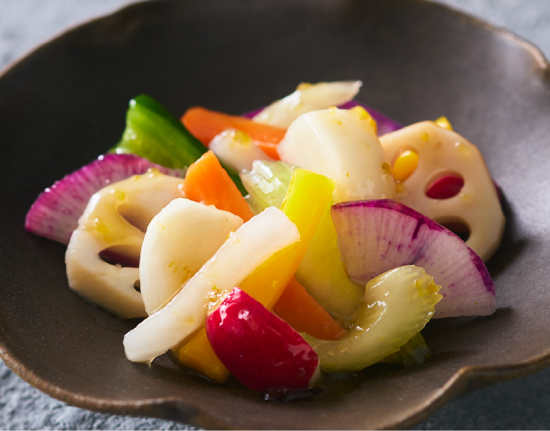 根菜のさっぱり和え 柚子風味