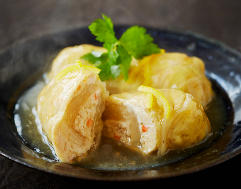 柚子香る 霜降り白菜ロール