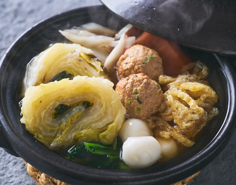 鶏つくねのちゃんこ鍋