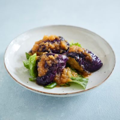 青柚子香る 京都産なすのみぞれ和え